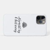 Funny Social Distancing Yoga Zitat Case-Mate iPhone Hülle (Rückseite (Horizontal))