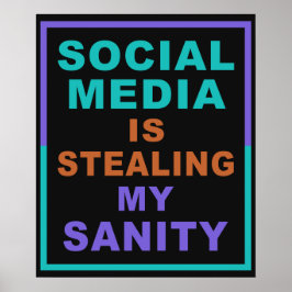 Funny "Social Media" Poster