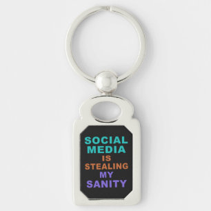 Funny "Social Media" Schlüsselkette Schlüsselanhänger