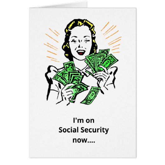 Funny Social Security Rentirement Spaß (Vorne)