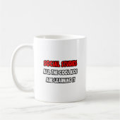 Funny Social Studies Lehrer Shirts und Geschenke Kaffeetasse (Links)