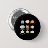 Funny Social Worker Halloween Fall Pumpkin Thanksg Button (Vorne & Hinten)