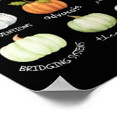 Funny Social Worker Halloween Fall Pumpkin Thanksg Poster (Ecke)