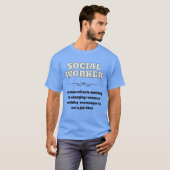 Funny Social Worker T - Shirt (Vorne ganz)