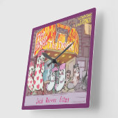 Funny Socks Horror Filmplatz Uhr (Winkel)