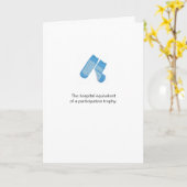 Funny Socks Participation Trophy Get Well Karte (Gelbe Blume)