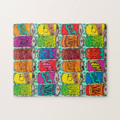 Funny Soda Cans Farbiges Muster Puzzle (Horizontal)