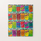 Funny Soda Cans Farbiges Muster Puzzle (Vertikal)