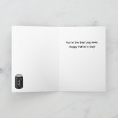 Funny Soda Pop Pun Vatertag Card Karte (Innenseite)