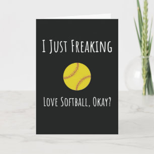 Funny Softball Cards für Team Player Catcher Niedl Karte