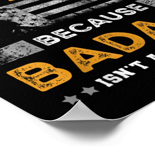 Funny Softball Coach Geschenk für Männer, Bad Soft Poster (Ecke)