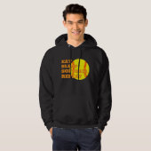 Funny Softball Hoodie - Individuelles Baseball Des (Vorne ganz)