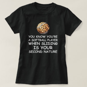 Funny Softball Lover Zitat Softball-Redewendunge T-Shirt