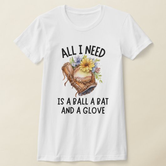 Funny Softball Zitat | Softball-Lover-Redewendunge T-Shirt (Ablage )