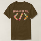 Funny Software Computer Programmierer-Mädchen T-Shirt (Design vorne)