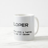 Funny Software Developer Definition Geschenk Kaffeetasse (VorderseiteRechts)