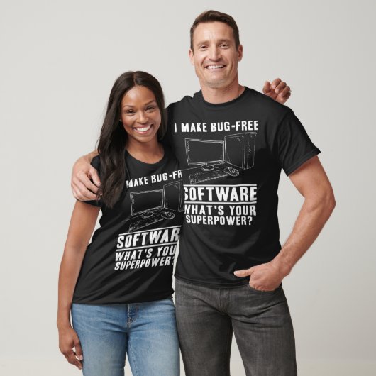 Funny Software Developer Superpower Coding Box w T-Shirt (Unisex)
