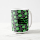 Funny Software Engineer Dev Specs & Own Slogan Kaffeetasse (VorderseiteRechts)