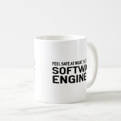 Funny Software Engineer Kaffeetasse (VorderseiteRechts)