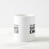 Funny Software Engineer Kaffeetasse (Mittel)