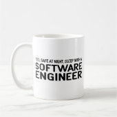 Funny Software Engineer Kaffeetasse (Links)