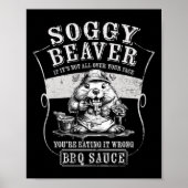 Funny Soggy Beaver Grillen, wenn es nicht ganz auf Poster (Vorne)
