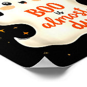 Funny Soky Pregnancy A Little Boo Is Almost Due Ha Poster (Ecke)