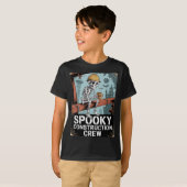 Funny Soky Skeleton Workers Halloween Construction T-Shirt (Vorne ganz)