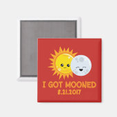 Funny Solar Eclipse | I GOT Magnet (Vorderseite/Rückseite)