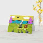 Funny Soldat Gratulationen Karte (Gelbe Blume)