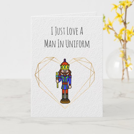Funny Soldier Valentine's Day Card Karte (Gelbe Blume)