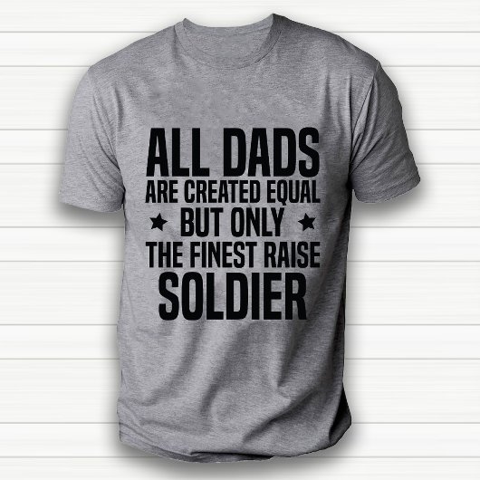 Funny Soldier Vater oder Husband Apprecive White T-Shirt