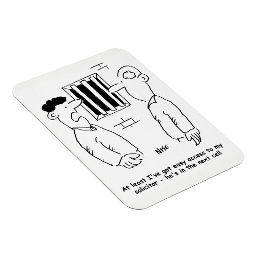 Funny Solicitor oder Rechtsberuf Magnet (Rechte Seite)