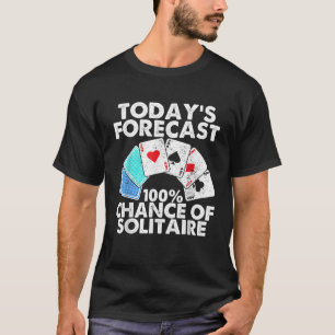 Funny Solitaire Geschenke Männer Frauen Coole Kart T-Shirt