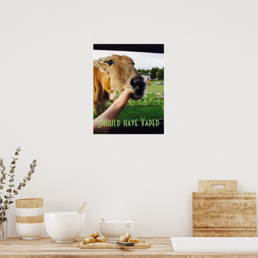Funny sollte Vaped Poster haben (Küche)