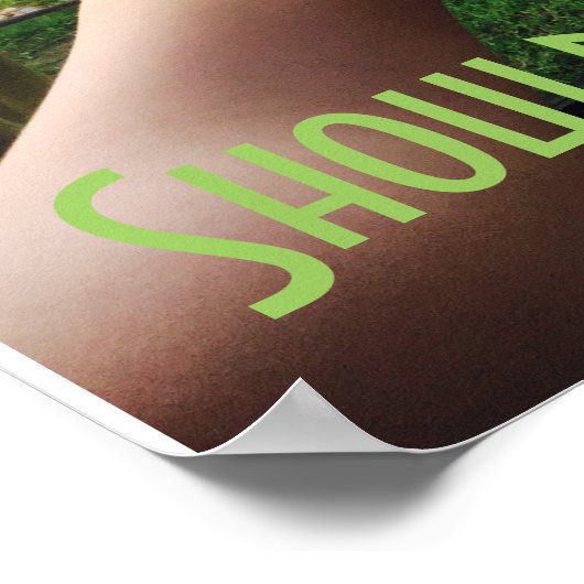 Funny sollte Vaped Poster haben (Ecke)