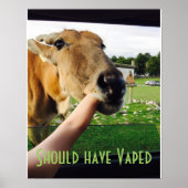 Funny sollte Vaped Poster haben (Vorne)