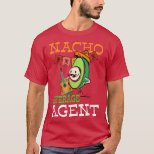 Funny Sombrero auf Avocado Nacho Durchschnitt Agen T-Shirt