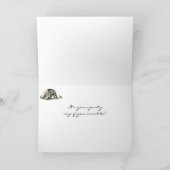 Funny Son Birthday Tired Napping Husky Dog Karte (Innenseite)