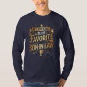 Funny Son im Gesetz Es ist Offizieller Sohn im Jur T-Shirt (Vorderseite)