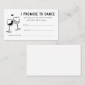 Funny Song Request Card Einladung Einladung Umschl (Vorne/Hinten)