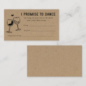 Funny Song Request Card Einladung Einladung Umschl (Vorne/Hinten)