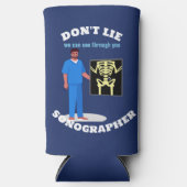 Funny Sonographe Custom Radiology Specialty Selters Dosenkühler (Vorderseite)