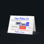 Funny Sons Geburtstagkarte. Bist du ein Roboter? Karte<br><div class="desc">Happy Birthday Son Karte,  anpassbar,  ohne zusätzliche Kosten. Hey,  wenn du ein Roboter bist,  muss ich auch einer sein. Liebe,  mein Sohn. Ich wünsche Ihnen einen schönen Tag. Fügen Sie seinen Namen hinzu,  oder wo immer Sie ihn hineindrücken können.</div>