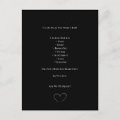 Funny Sorry Apology Apologies, Apologise Apologize Postkarte (Vorderseite)