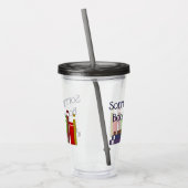 Funny Sorry, dass ich gebucht bin Acrylic Tumbler Acryltrinkbecher (Links)