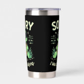 Funny Sorry, dass ich spät dran bin mit Retro Ästh Thermobecher (Links)