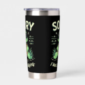 Funny Sorry, dass ich spät dran bin mit Retro Ästh Thermobecher (Rechts)