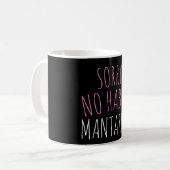 Funny Sorry NO Hablo Mantardo Kaffeetasse (Vorderseite Links)