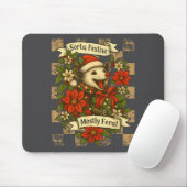 Funny Sorta Festive Mostly Feral Ssum Christmas Os Mousepad (Mit Mouse)